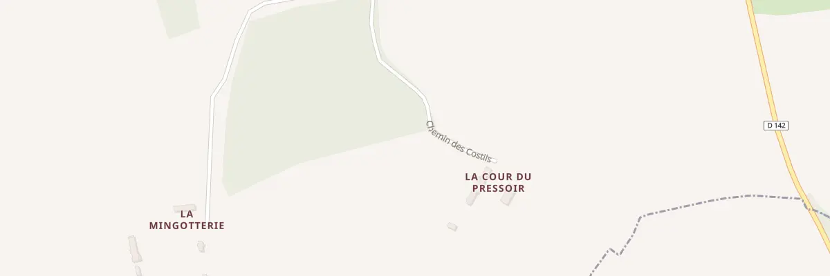 Plan du 966 Che des Costils à Grangues