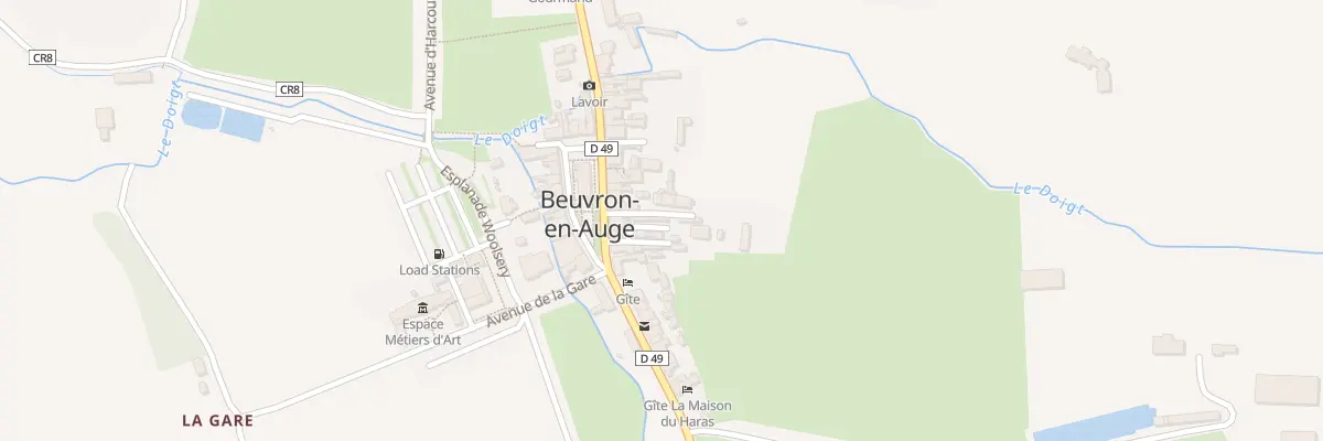 Plan du 4 Rue de l’Enfer à Beuvron-en-Auge