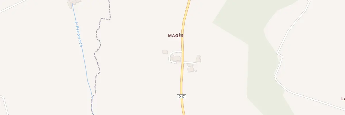 Plan du 229 Mages à Pujols