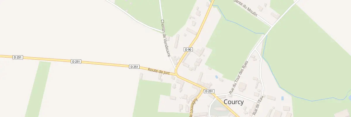 Plan du 5038 Le Bourg à Courcy