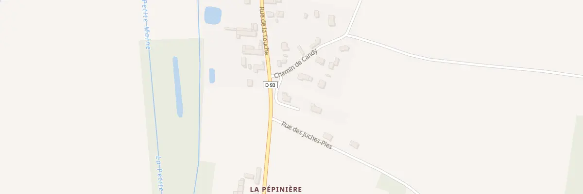 Plan du 2 Che de Candy à Épieds