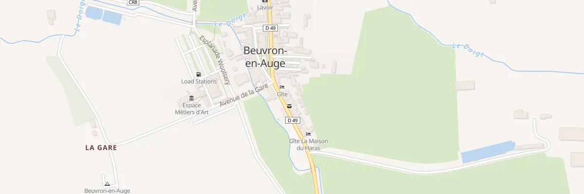 Plan du 3 Rue des Haras à Beuvron-en-Auge