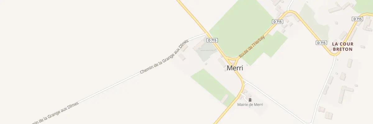 Plan du 68 Le Bourg à Merri