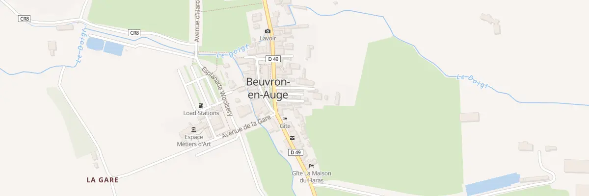 Plan du 6 Rue de la Catouillette à Beuvron-en-Auge