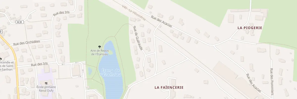 Plan du 476 Gueraude à Saint-Denis-sur-Sarthon
