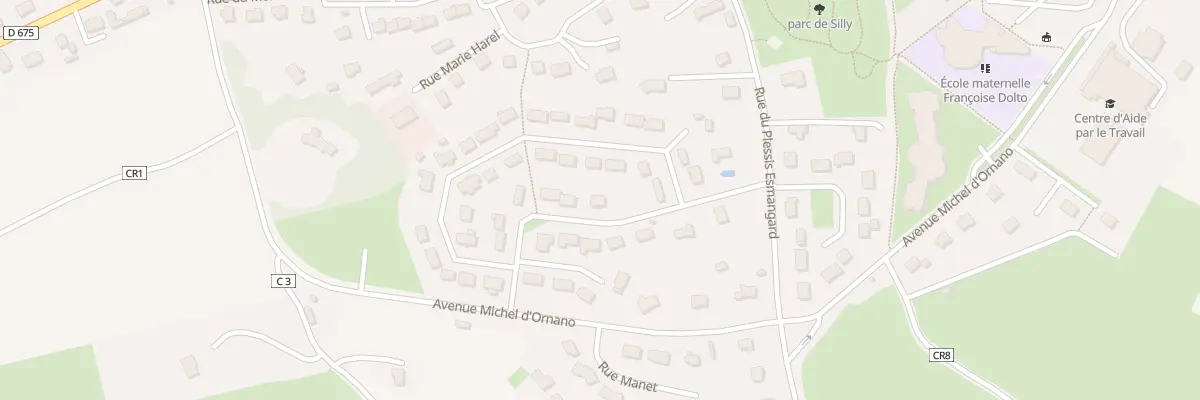 Plan du 3 Rue Paul Verlaine à Dozulé
