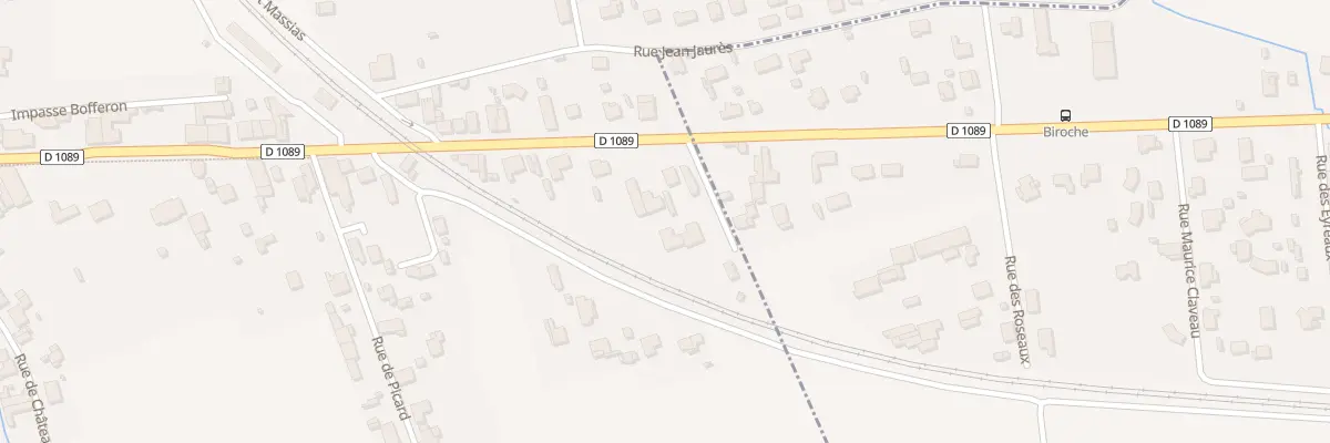 Plan de la Rue Jean Jaurés à Saint-Médard-de-Guizières