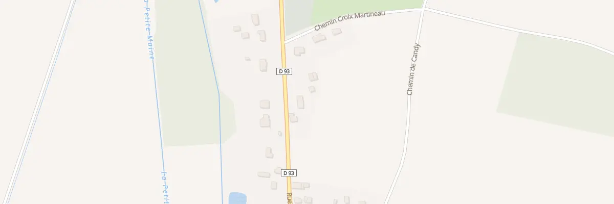 Plan du 3 Rue de la Touche à Épieds
