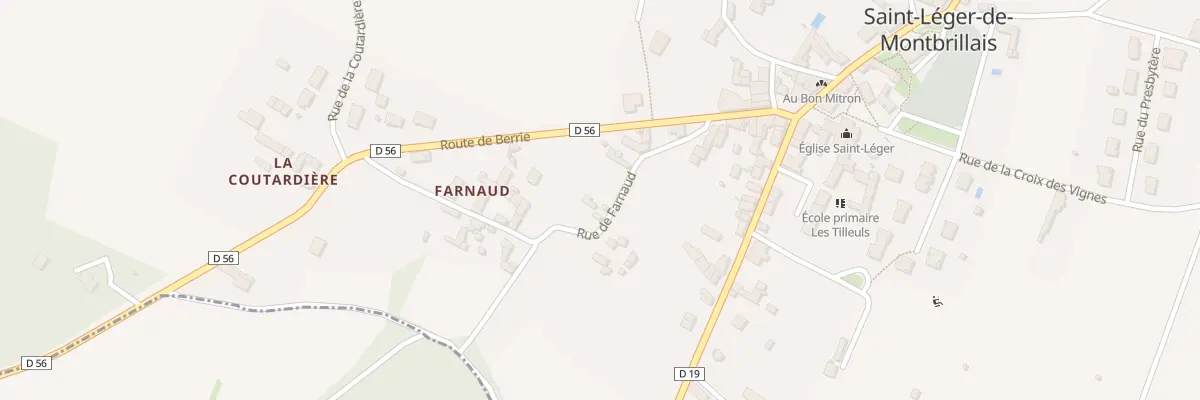 Plan du 5160 Farnaud à Saint-Léger-de-Montbrillais