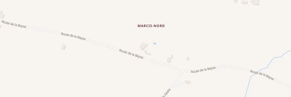 Plan du 144 Marcis-Nord à Aillas