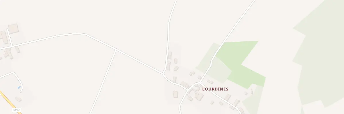 Plan du 1 Lourdines à Curçay-sur-Dive