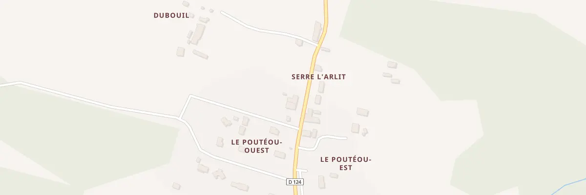 Plan du 3 Le Pouteou Ouest à Sigalens