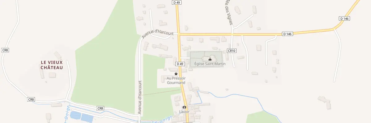 Plan du 22 Rue Michel d’Ornano à Beuvron-en-Auge