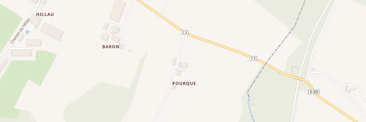 Plan du 89 Che de Pourque à Lagrange