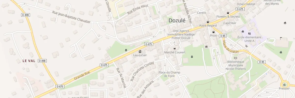 Plan du 142 Grande Rue à Dozulé