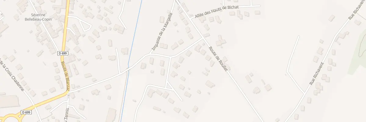 Plan du 12 Rue des Peupliers à Châteauneuf-sur-Charente