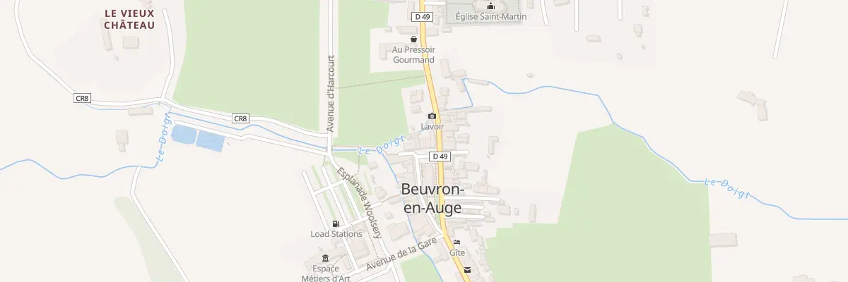 Plan du 6 Pl Michel Vermughen à Beuvron-en-Auge