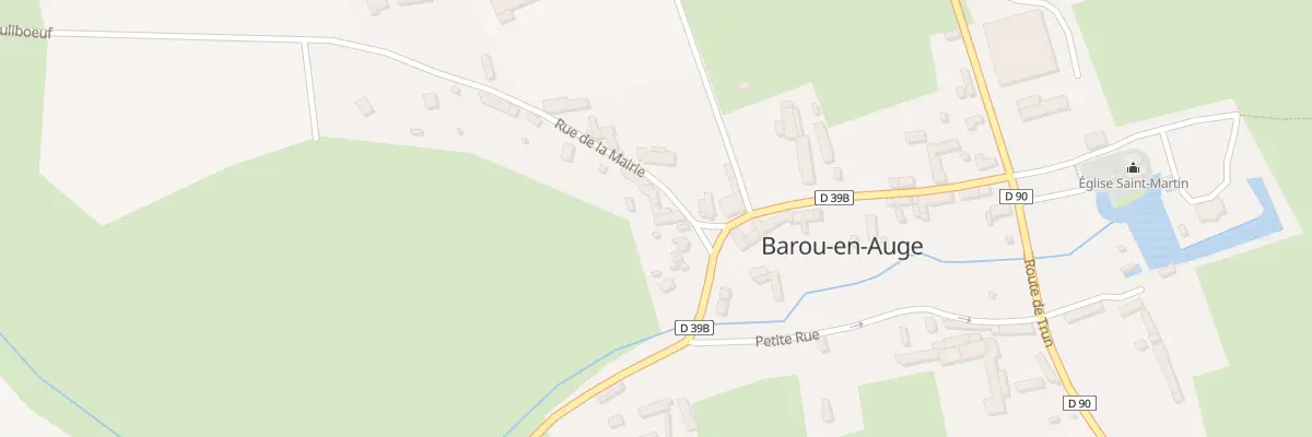 Plan du 1 Rue de la Mairie à Barou-en-Auge