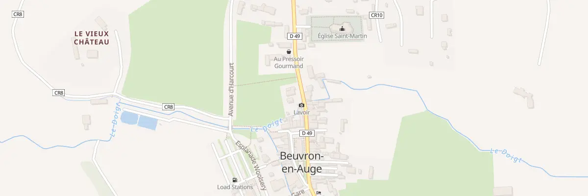 Plan du 7 Rue Michel d’Ornano à Beuvron-en-Auge