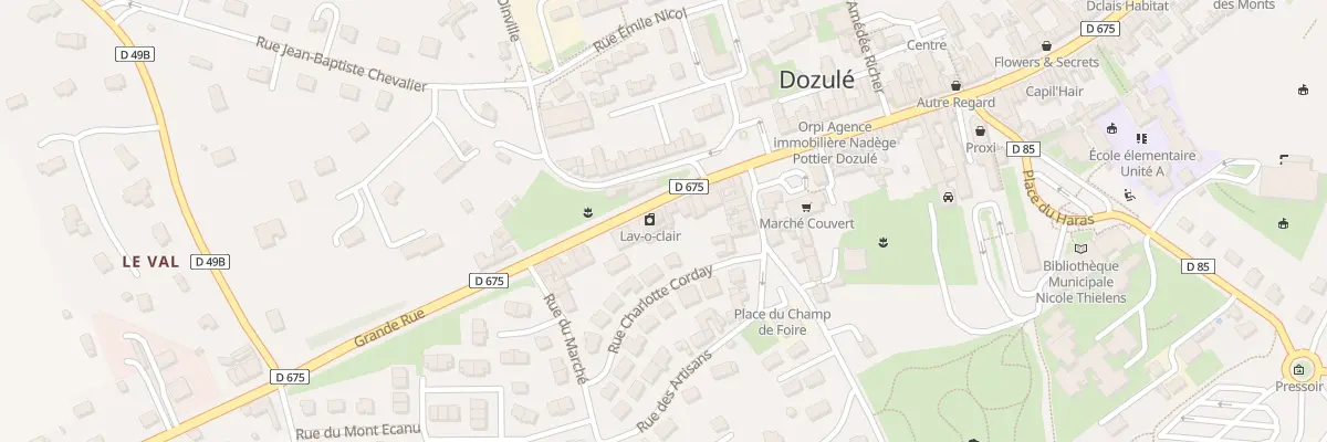 Plan du 148 Gr Grande Rue à Dozulé