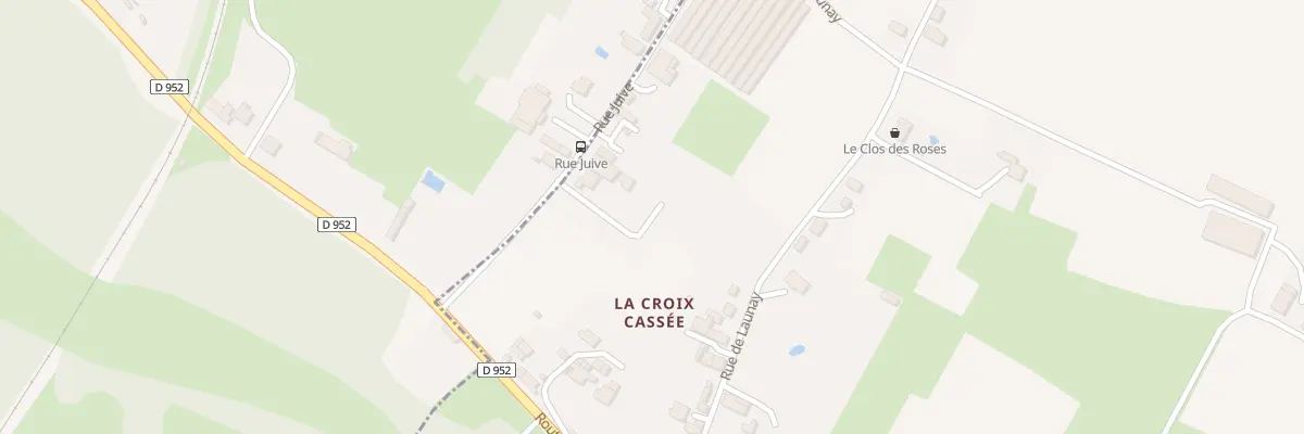 Plan du 2 Rue JUIVE à Villebernier