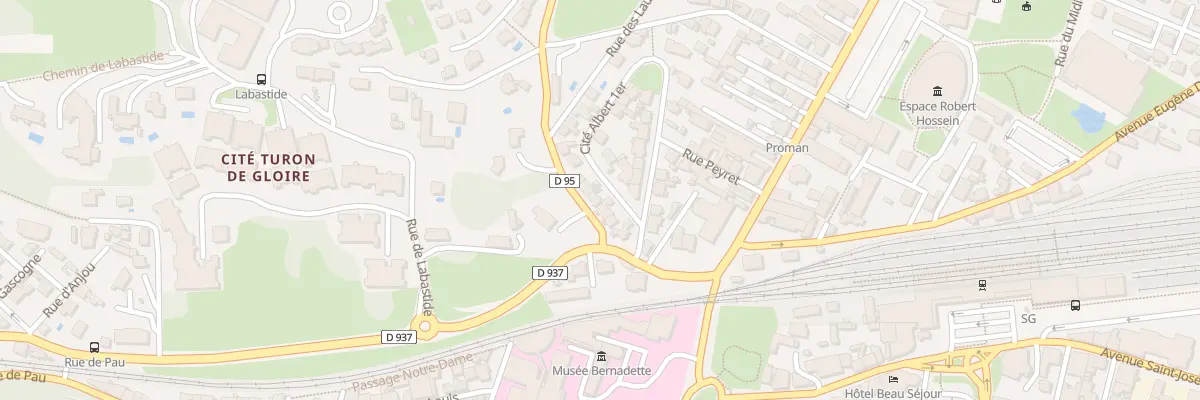 Plan du 4 Rte de Bartres à Lourdes