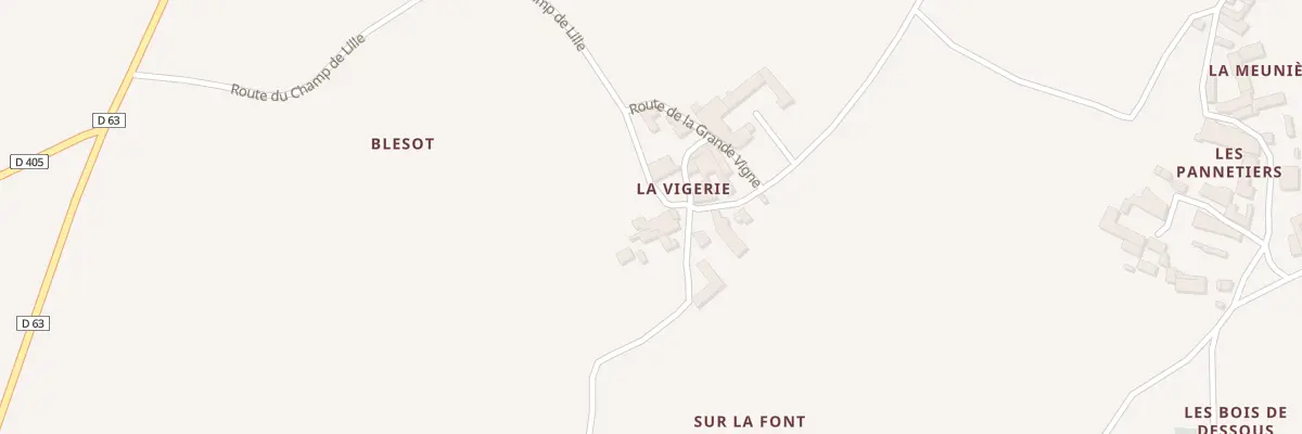Plan du 5341 La Vigerie à Moulidars