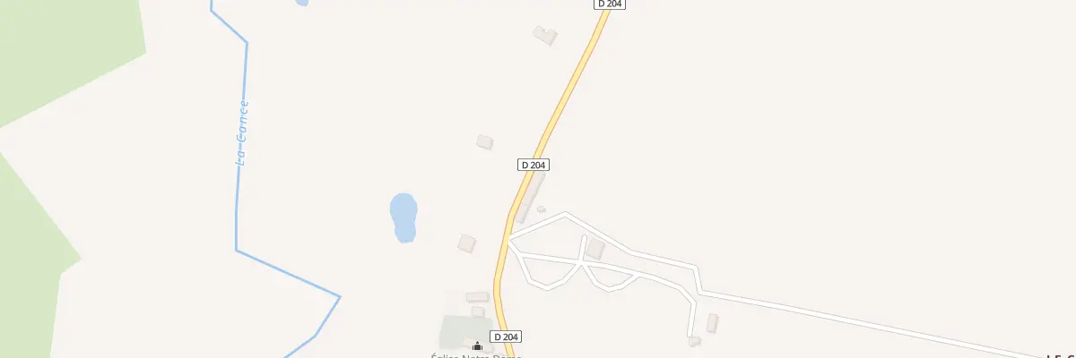 Plan du 830 Rte de la Cance à La Lande-de-Goult