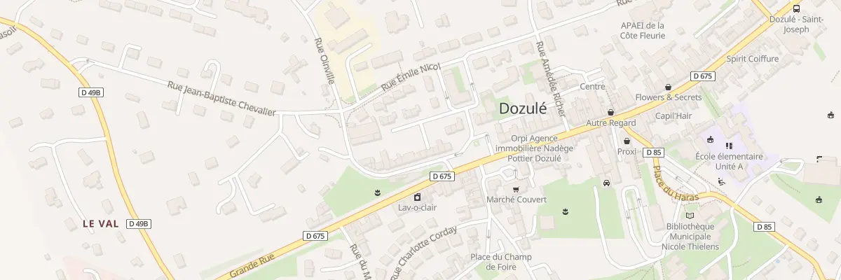 Plan du 125B Gr Grande Rue à Dozulé