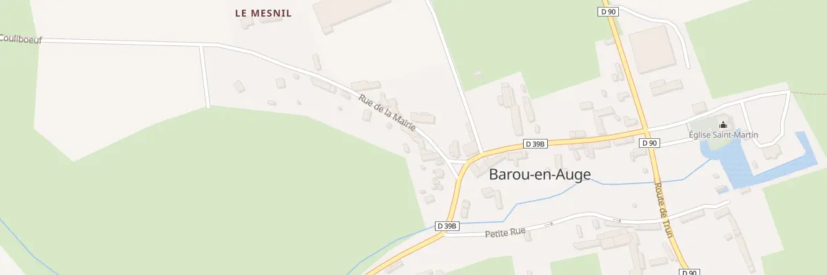 Plan du 5044 Le Bourg à Barou-en-Auge