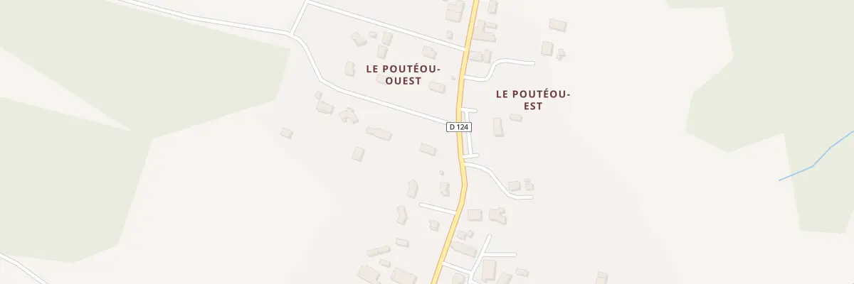 Plan du 6 Le Pouteou Ouest à Lerm-et-Musset