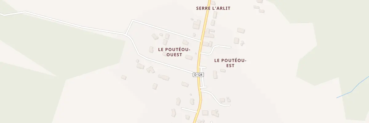 Plan du 14 Le Pouteou Ouest à Sigalens