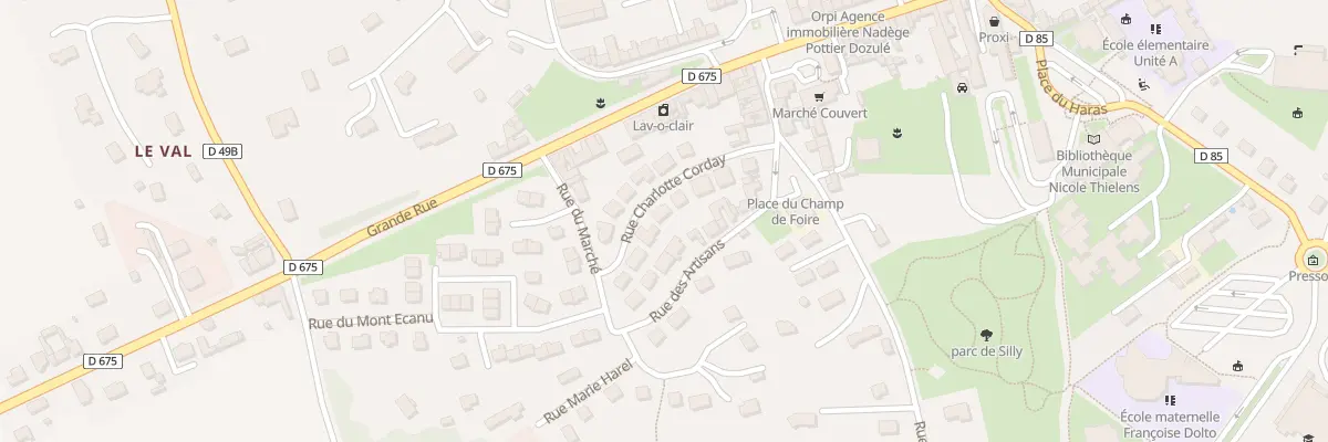 Plan du 10 Rue Charlotte Corday à Dozulé