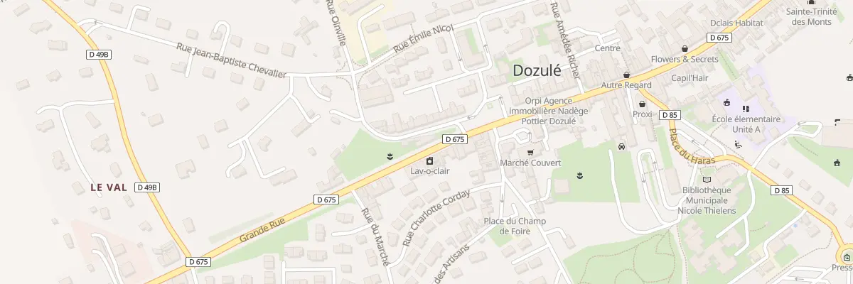 Plan du 131 Gr Grande Rue à Dozulé