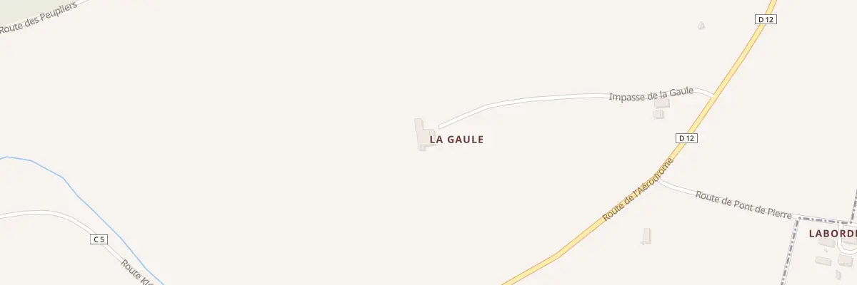 Plan du 1 La Gaule à Floudès