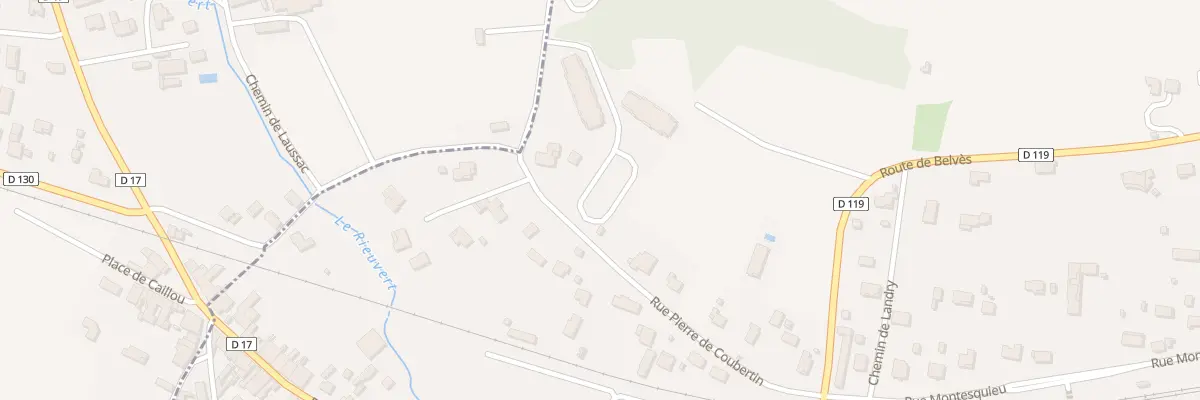 Plan du 16 Rue Pierre de Coubertin à Castillon-la-Bataille