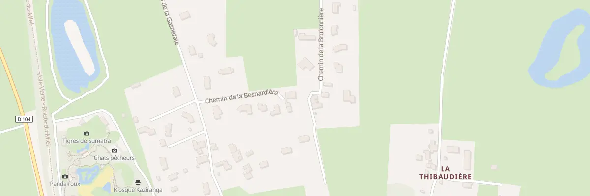 Plan du 220 Che de la Brûlonnière à La Flèche