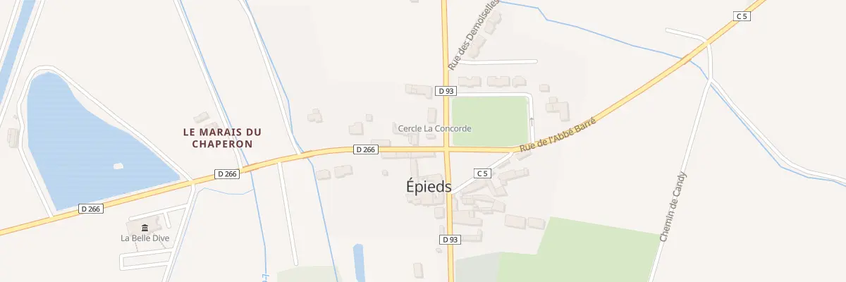 Plan du 1 Rue de la Boire à Épieds