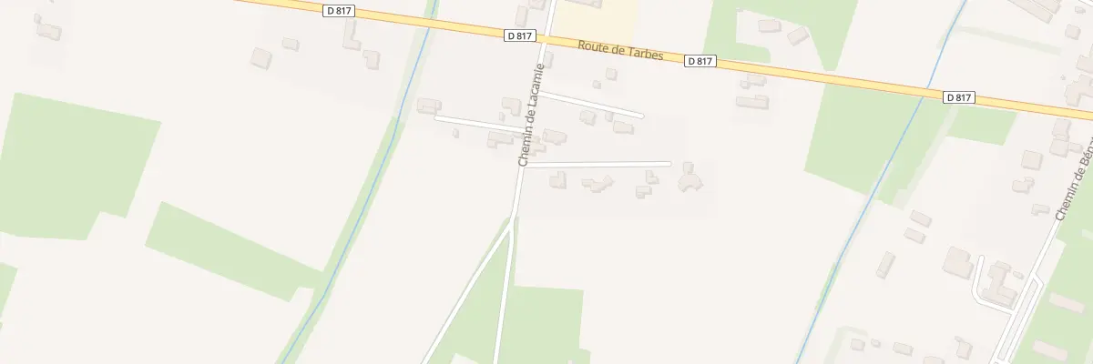 Plan du 115 Che Lacamie à Ger