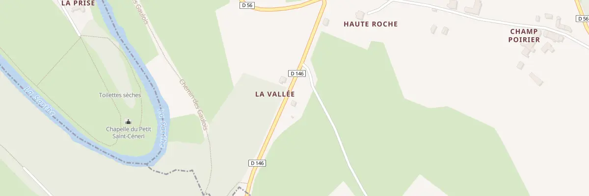 Plan du 5105 La Vallee à Moulins-le-Carbonnel