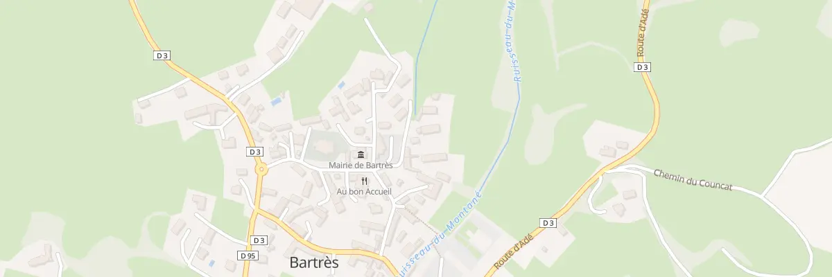 Plan du 6 Pl St Jean à Bartrès