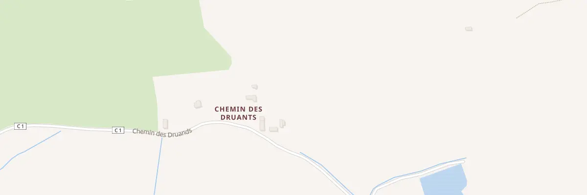 Plan du 1283 Che des Druants à Hotot-en-Auge