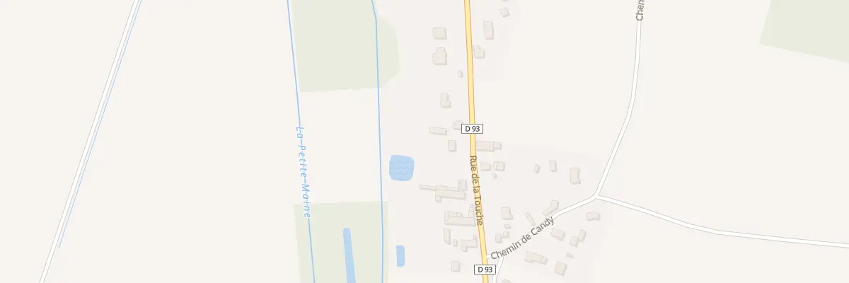 Plan du 30 Rue de la Touche à Épieds