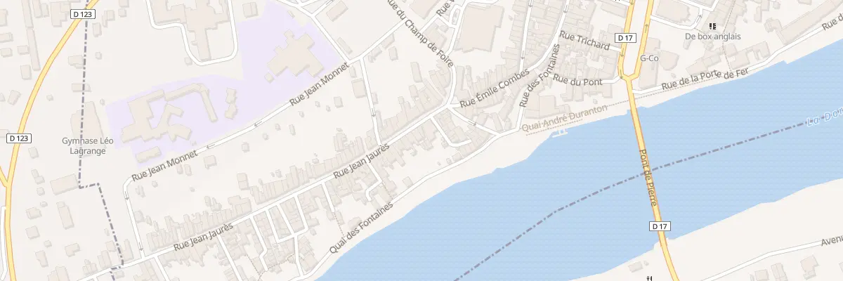 Plan du 11 Rue Jean Jaurès à Castillon-la-Bataille