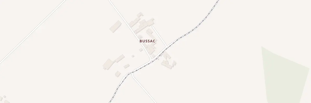Plan du 13 Bussac à Birac