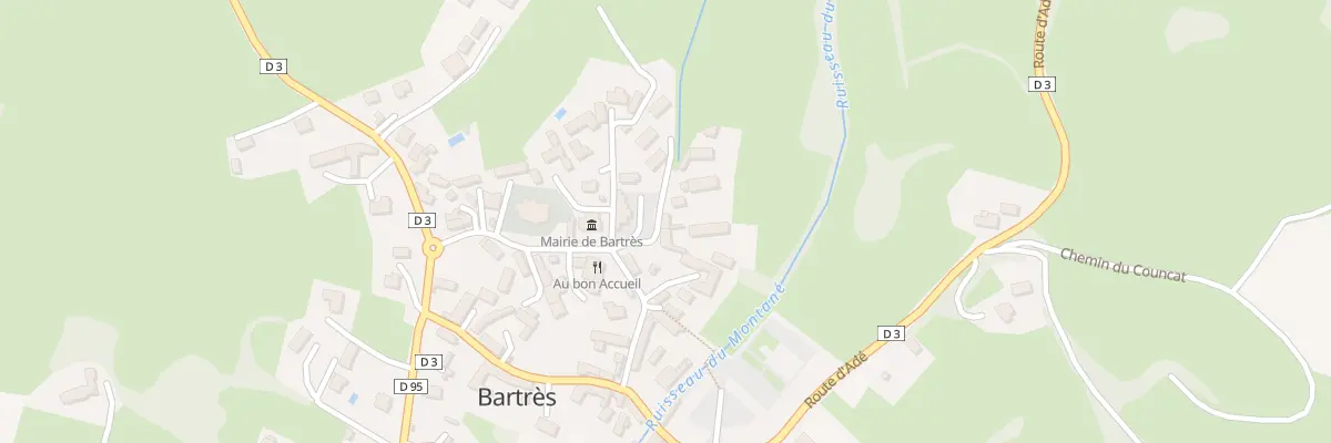 Plan du 4 Pl Saint-jean à Bartrès