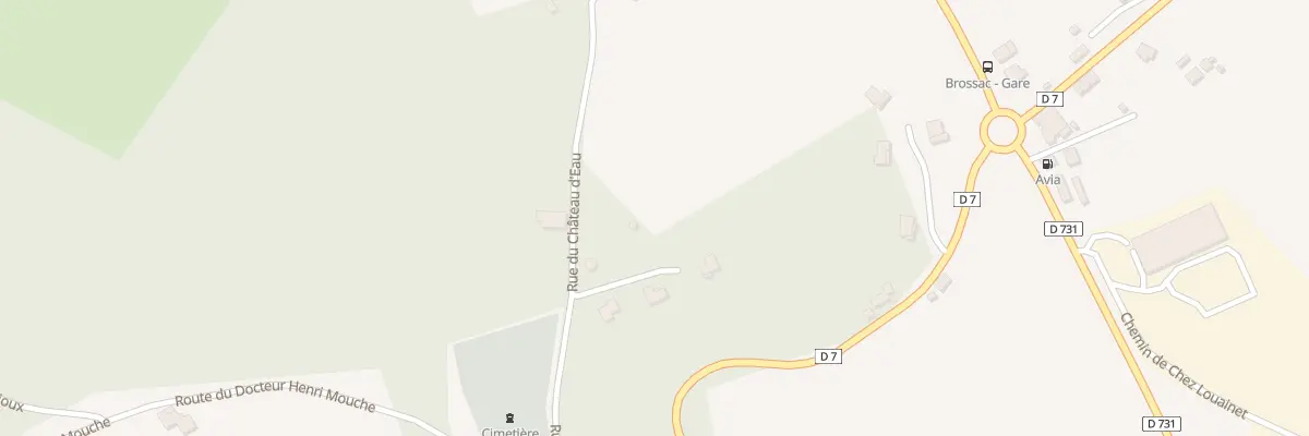 Plan du 5478 La Cote à Brossac