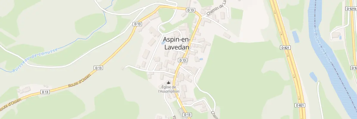Plan du 10 Rue de la Ribère à Aspin-en-Lavedan
