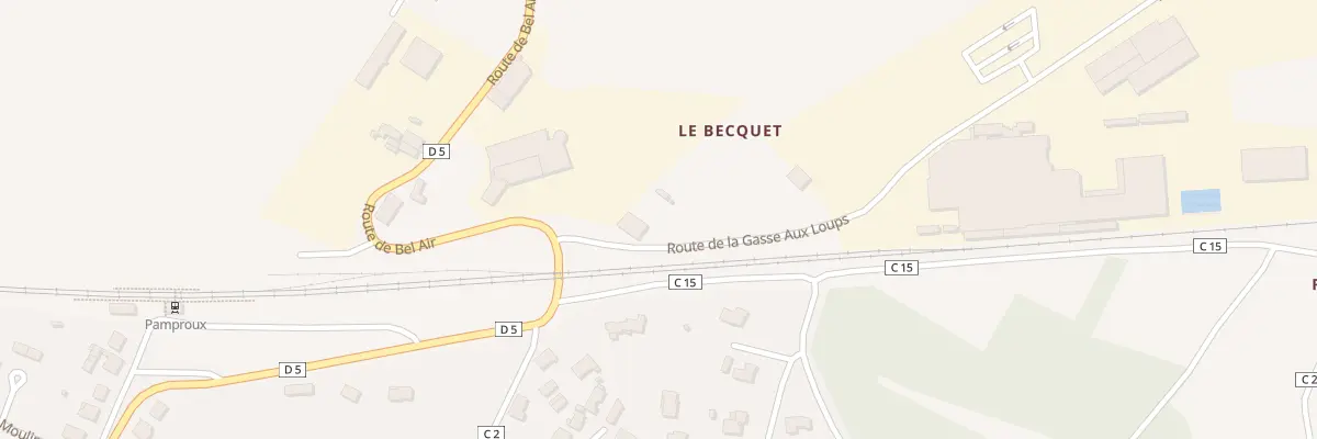 Plan du 7 Rte de la Gasse aux Loups à Pamproux