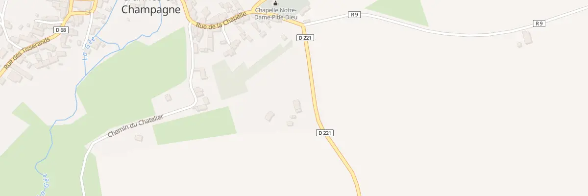 Plan du 22 Rue de la Chapelle à Crannes-en-Champagne